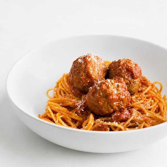 Spaghetti with Meatballs.